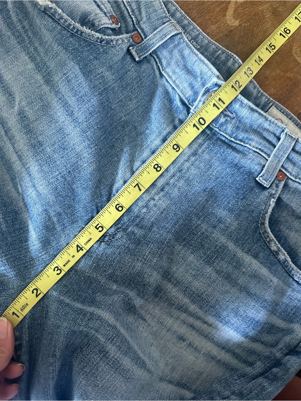 AG Adriano Goldschmied Saige Wide leg Crop jeans size 32 raw hem - Picture 7 of 11